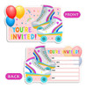 ~ Memorable? Invitaciones A Fiestas De Cumpleaños De Patines 1