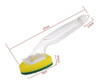 Esponja Cocina Con Cepillo Mango Dispensador De Jabón Fregar 1