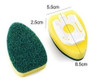 Esponja Cocina Con Cepillo Mango Dispensador De Jabón Fregar 5