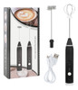 Misturador Usb Recarregável De Espuma Milk Frother Maker 0