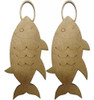 25 Peixe Peixinhos Pescaria Areia Festa Junina 20cm  Mdf 0