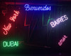 Cartel Neon Multicolor ¨bienvenidos´´ Alquiler-fiesta-evento 3