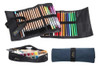 Artist Roll Up Organizer Case-24 Slots Envoltura Azul Con Un 0 Artist Roll Up Organizer Case-24 Slots Envoltura Azul Con Un 0