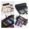 Artist Roll Up Organizer Case-24 Slots Envoltura Azul Con Un 2 Artist Roll Up Organizer Case-24 Slots Envoltura Azul Con Un 2