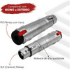 Plug Adaptador Xlr Fêmea P/ Jack P10 Fêmea Estéreo Com Trava 1