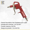 Kit Set 5 Piezas Compresor Sopletear Inflar Lavar Pintar 3