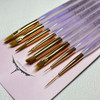 Set De 8 Pinceles Pelo Sintético Para Arte De Uñas 1