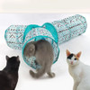 Túnel De Gato Brinquedo Interativo Resistente A Rasgos 4