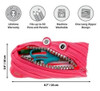 Zipit Grillz Monster Pouch, Rosado 3