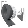 Burlete Para  Puerta, Aislante, Barrido De Puerta 1m, Gris 2 Burlete Para  Puerta, Aislante, Barrido De Puerta 1m, Gris 2