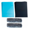 Kit 400 Capas  200 Espirais Pretos Para Encadernação 07m-09m 0