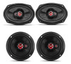 Alto Falante 6 E 6x9 Polegadas Tela Rádio Bluetooth Mp3 Usb 2