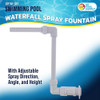 U.s. Pool Supply Swimming Pool Waterfall Spray Fountain - Di 1 U.s. Pool Supply Swimming Pool Waterfall Spray Fountain - Di 1