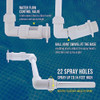 U.s. Pool Supply Swimming Pool Waterfall Spray Fountain - Di 3 U.s. Pool Supply Swimming Pool Waterfall Spray Fountain - Di 3