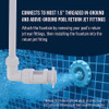 U.s. Pool Supply Swimming Pool Waterfall Spray Fountain - Di 4 U.s. Pool Supply Swimming Pool Waterfall Spray Fountain - Di 4