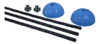 Valla Regulable 1mt Pvc X 4 Unidades  Saltos 1