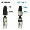 6 Cables Cannon Xlr 3mt Multicolor Ebxya 3