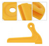 2pcs V-tipo Madeira Viu Empurrar Varas Para Mesa De Carpinta 0