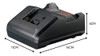 Cargador Bivolt Bosch Gal 18v-20 2ah 1