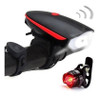 Bicicleta Super Brillante Luz Set Con Cuerno Bicicleta Imper 0