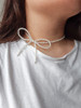 Collar Moño De Perlas 0