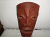 Antigua Mascara De Madera Tallada Africana Tribal Pared 2