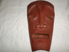 Antigua Mascara De Madera Tallada Africana Tribal Pared 3