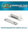 Reten Magnético Imán Puertas Simple Reforzado 30 Mm X 10 Und 5