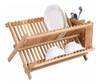 Estante De Secado De Platos De Bambu Lawei Con Porta Utensi 1