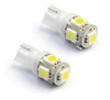 Kit X2 Lampara Posicion 12v 5w 5 Led Blanco 0