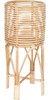 Kouboo Rattan Indoor Plant Stand, Mediano, Natural Planter B 0