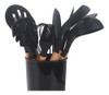 Conjunto De Utensílios De Cozinha De Silicone Com Alça De Ma 0