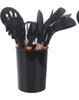 Conjunto De Utensílios De Cozinha De Silicone Com Alça De Ma 5