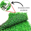 Placa Jardim Vertical Artificial Grama 60x40cm Grande C/ 10 2