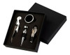 Set Vino 4 Piezas Accesorios Sacacorcho En Caja Elegante 0