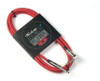 Cable Plug Recto-angular Western - Entelado Rojo - 6 Metros 1