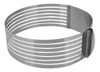 Aro Cortador Para Bolo 7 Camadas Aço Inox Ajustável Carol 3