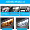 2 Tiras Led 24v 60cm Posicion Blanco Fijo Giro Ambar Intermi 3