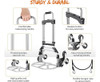 Carro Plegable Zorra Reforzado 3 Ruedas Importado 75 Kg 1