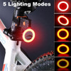 Luz Led Trasera Para Bicicleta Recargable Usb 5 Modos - R 2