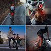 Luz Led Trasera Para Bicicleta Recargable Usb 5 Modos - R 7