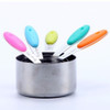 5 Pc Robusto De Acero Inoxidable Sólido Tazas Medidoras Apil 2