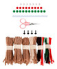 Kit De Suprimentos Para Artesanato De Natal, Decoração De 2
