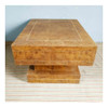 Mesa De Living Central Estilo Art Deco Maciza 3