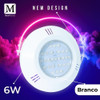 Refletor Power Led 6w Branco 156mm Brustec 1