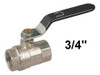 Llave De Paso Válvula Esférica Metálica 3/4 Agua 1