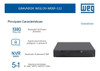 Gravador De Vídeo Dvr Weg 8 Canais Full Hd C/ Nvr Mode 1