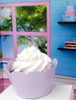 24 Wrappers Saia Cupcake Candy Lavanda Lilás Chá Revelação 1