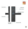 Cerradura Inteligente Con Lector De Huella Smart 7