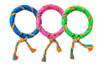 Mordillo Mascotas Aro Juguete Hule Hilo Trenzado Multicolor 0